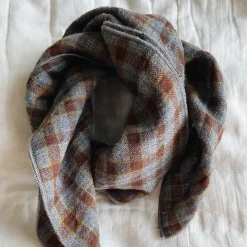 Eddie Scarf, grey check