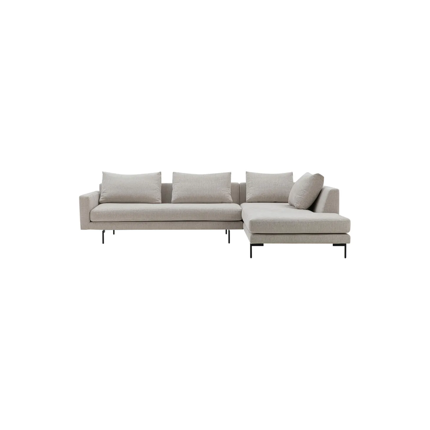 Edge V2 sofa med højrevendt chaiselong, soft 02