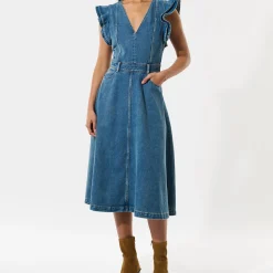 EdissaDEA NS Dress, light denim blue