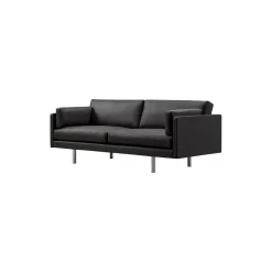 EJ220 2 pers. sofa, black