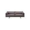 EJ220 2 pers. sofa, dark clay