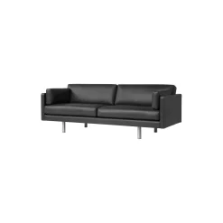 EJ 220-A 3-pers. sofa, sort