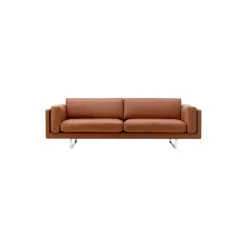 EJ280 2-pers. sofa, cognac