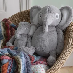 Elefanten Finley bamse, grey