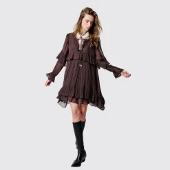 Elle Dress, black coffee