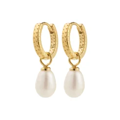 ELLIANA øreringe, guldbelagt