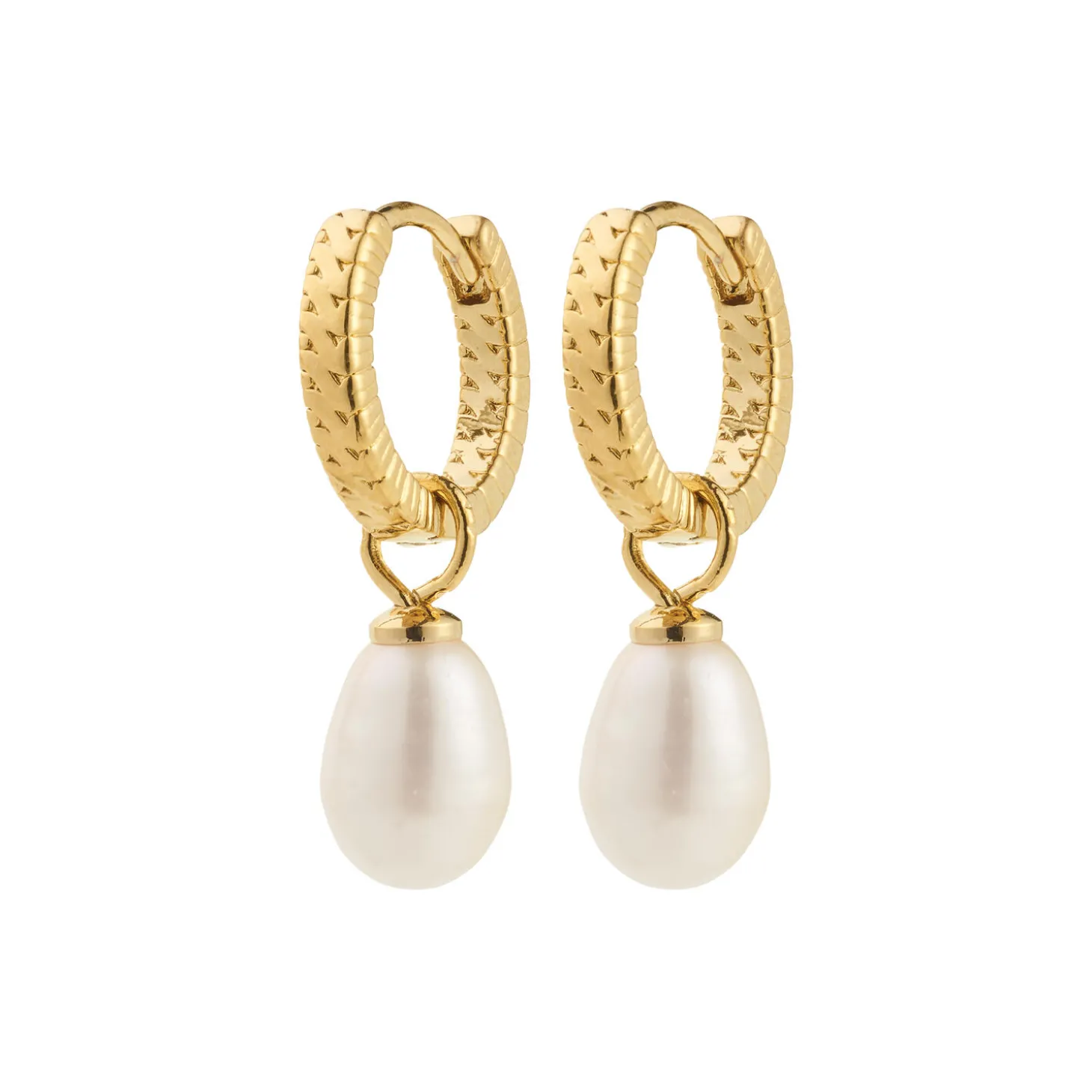 ELLIANA øreringe, guldbelagt