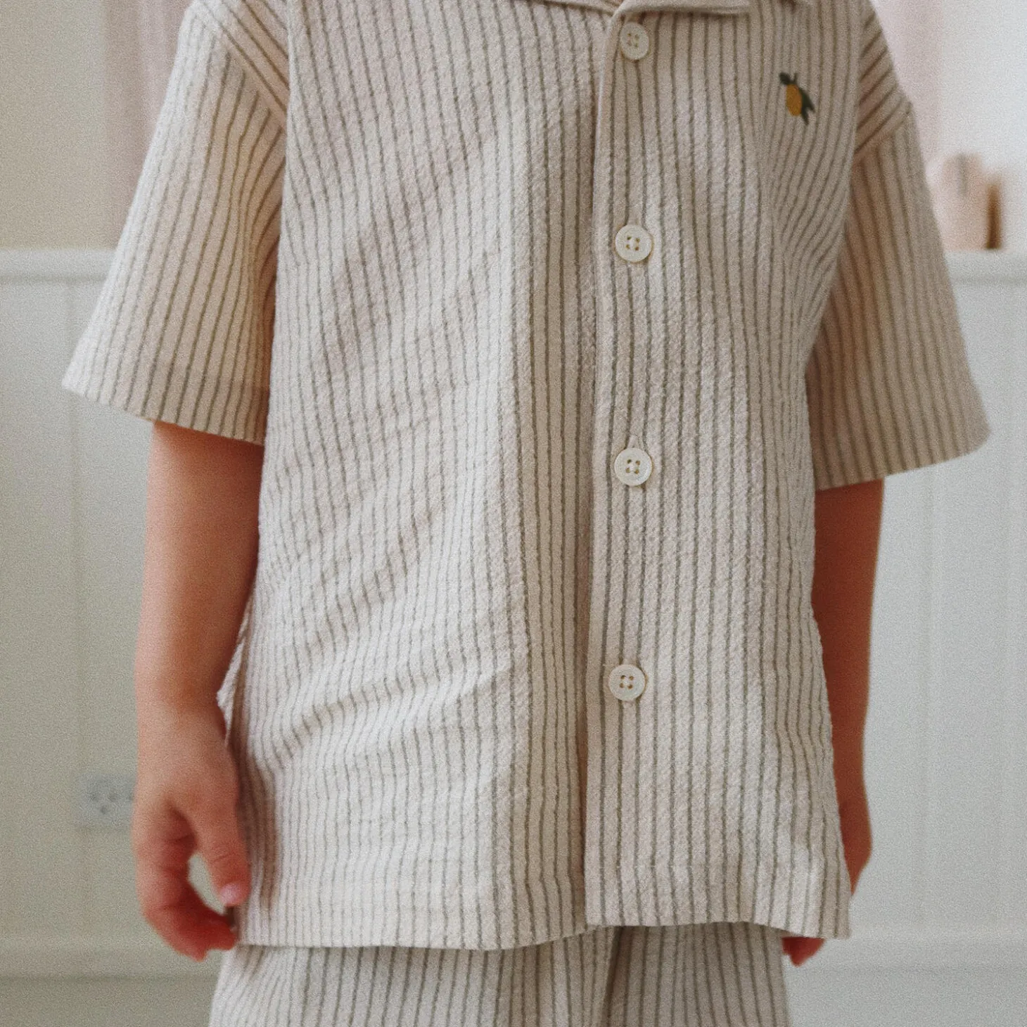 Elliot Shorts, tea stripe