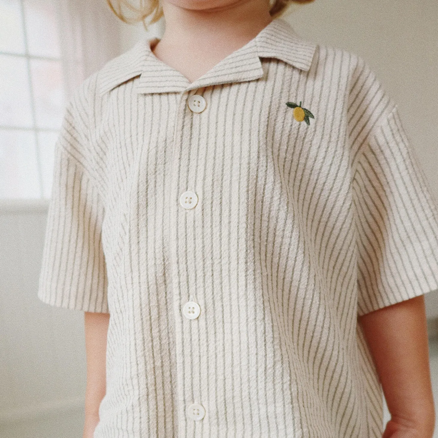 Elliot SS Shirt, tea stripe