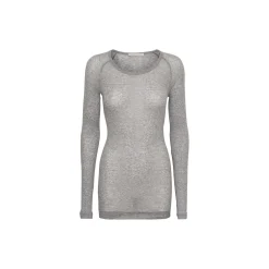 Elvira Bluse, grey melange