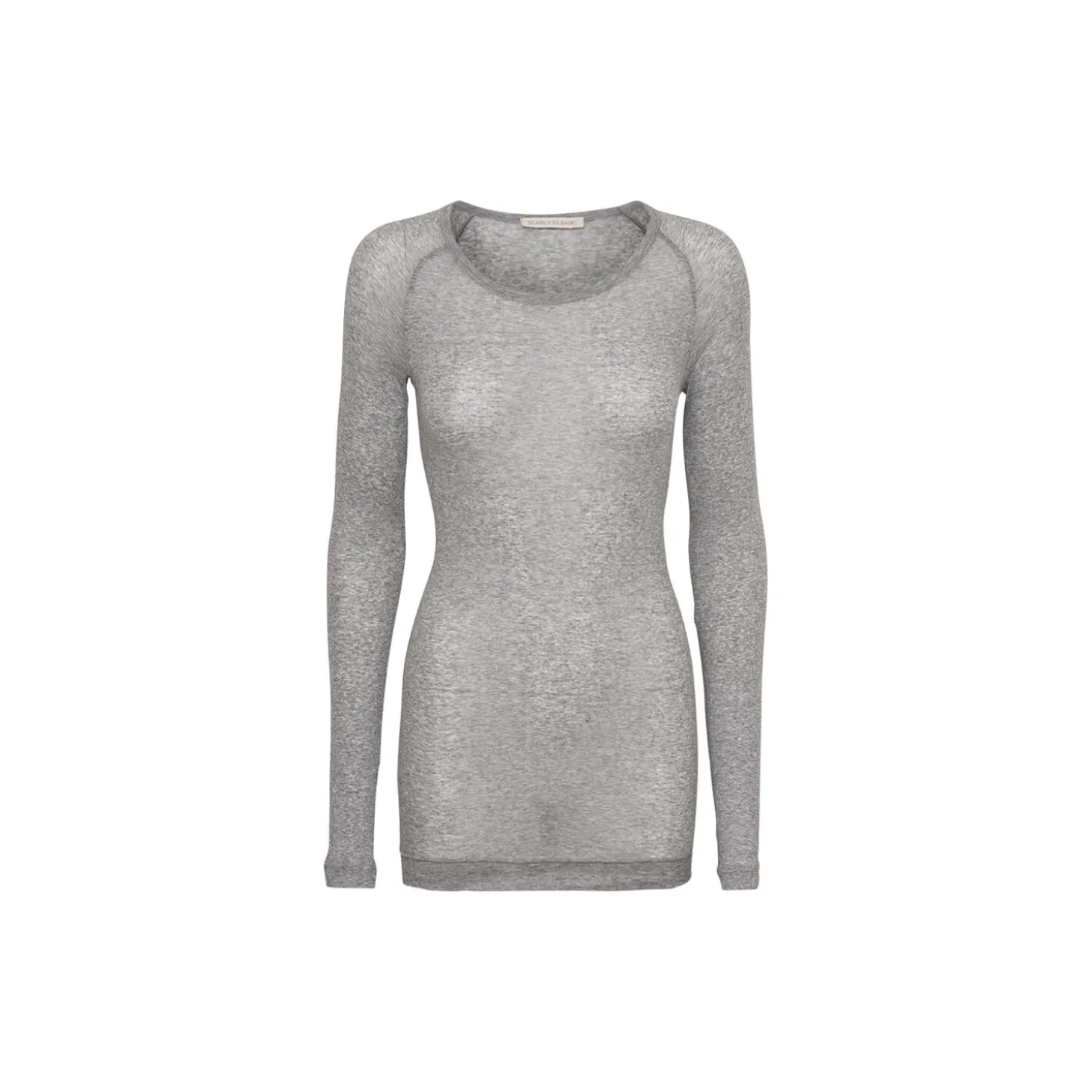 Elvira Bluse, grey melange