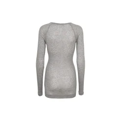 Elvira Bluse, grey melange