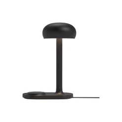 Emendo lampe med Qi trådløs oplader, black