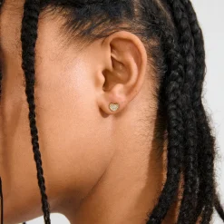 EMMETT øreringe, guldbelagt