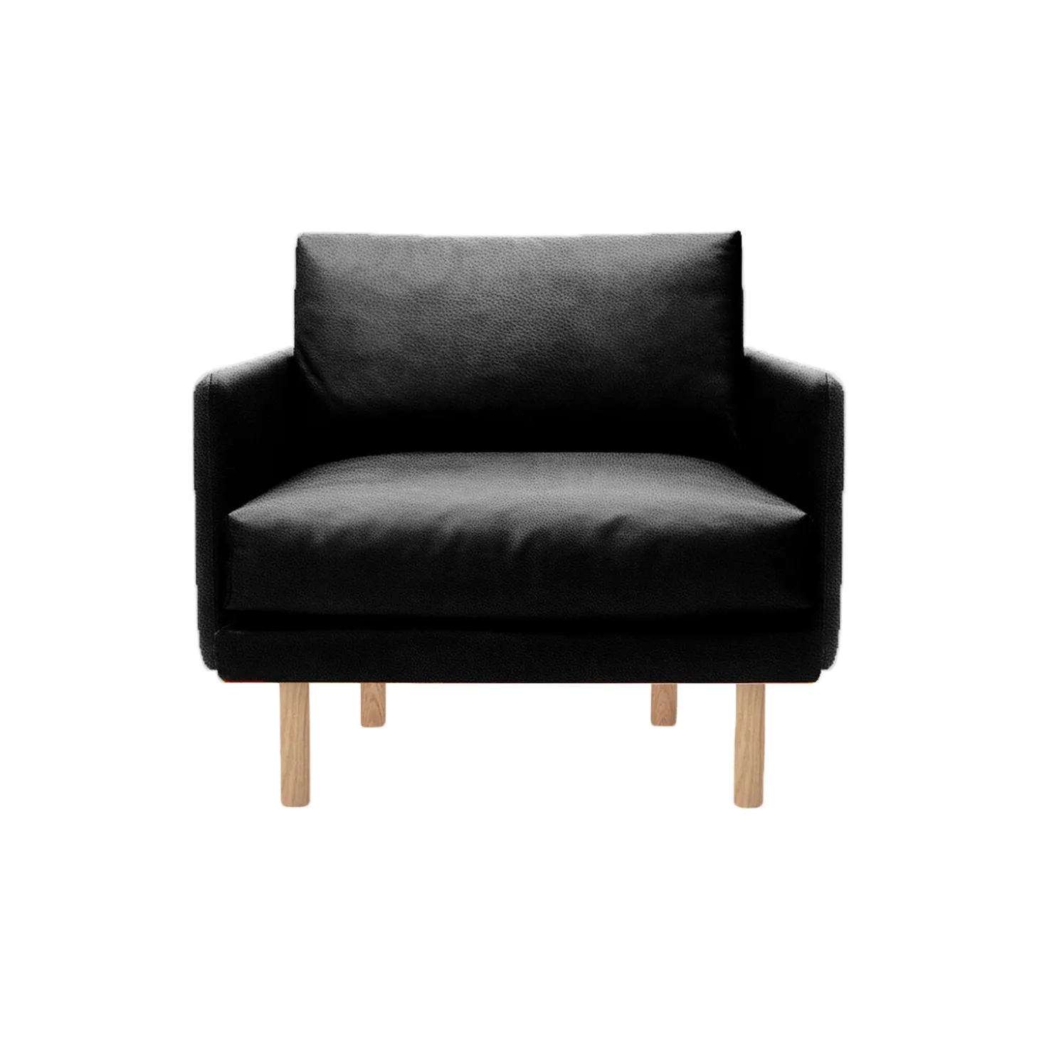 Emo lænestol, SemiAni Black/naturolieret eg