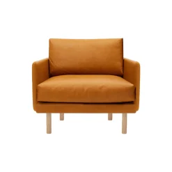 Emo lænestol, SemiAni Cognac/naturolieret eg