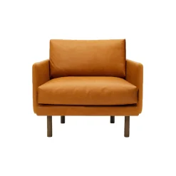 Emo lænestol, SemiAni Cognac/røget eg