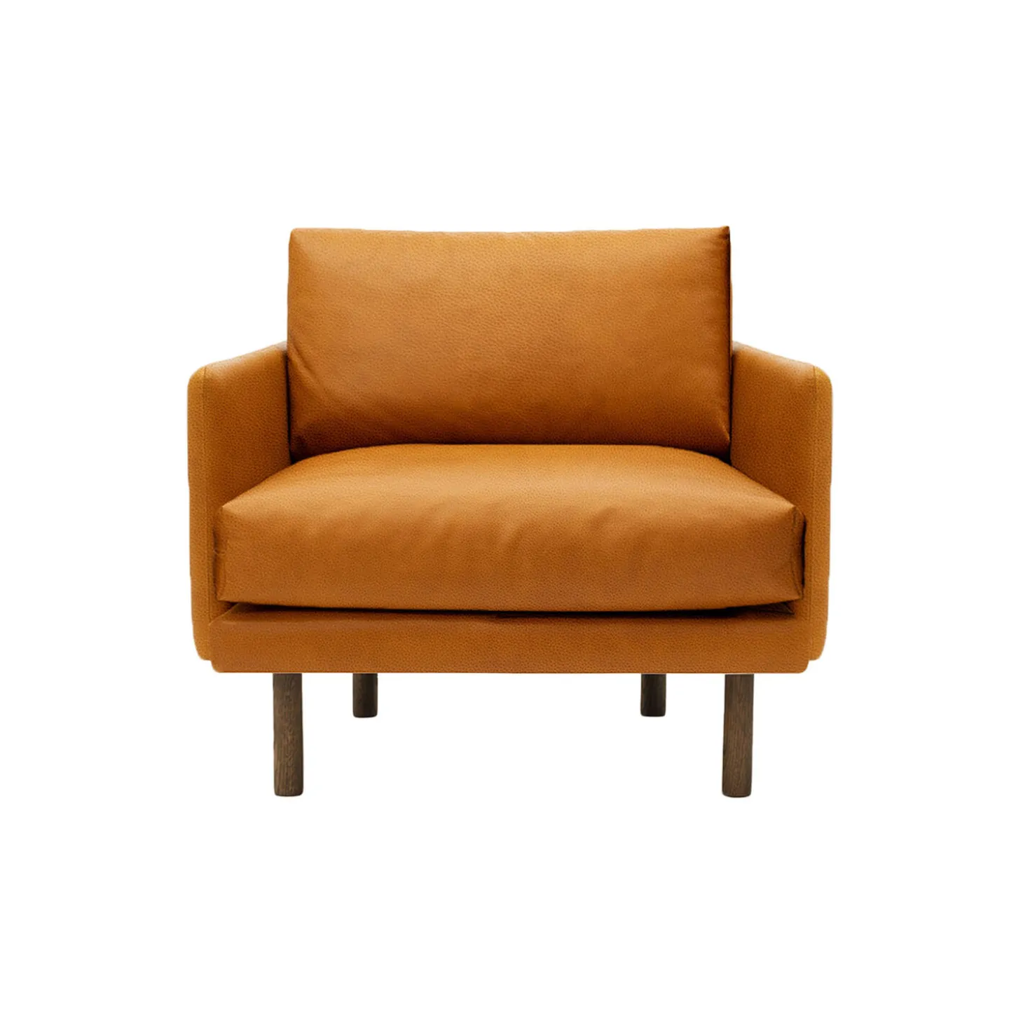 Emo lænestol, SemiAni Cognac/røget eg