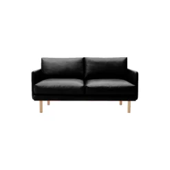 Emo 2-pers. sofa, SemiAni Black/naturolieret eg