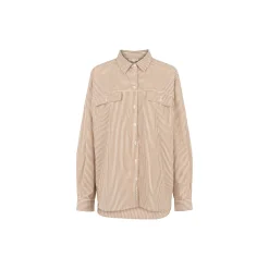 ESHella Shirt GOTS, brown stripe