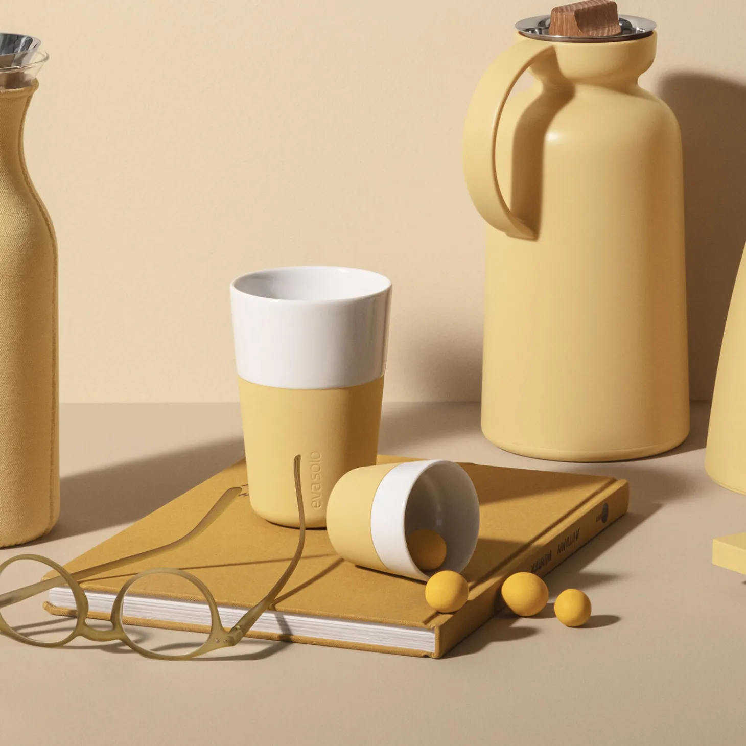 Espresso-krus 2 stk, golden sand