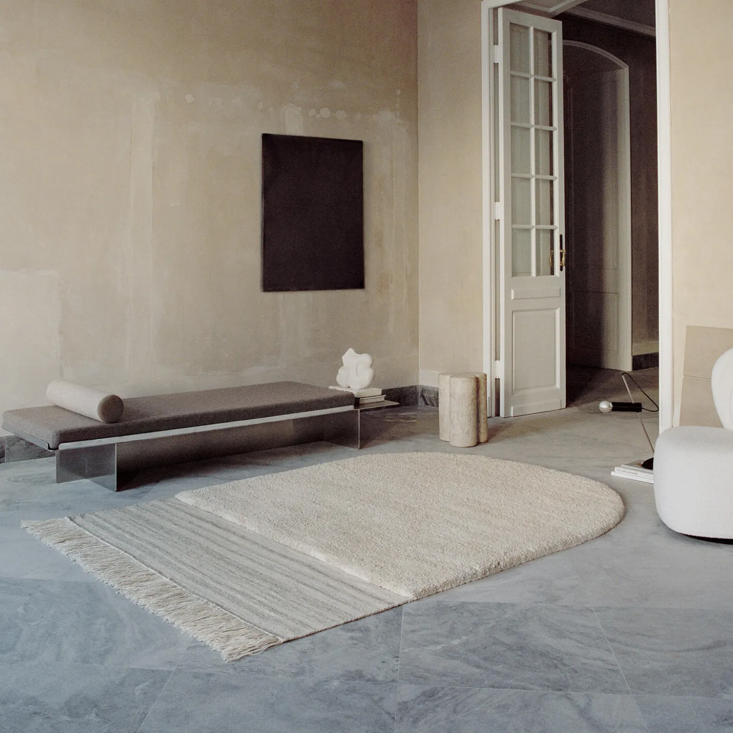 Eternal Eye gulvtæppe, natural