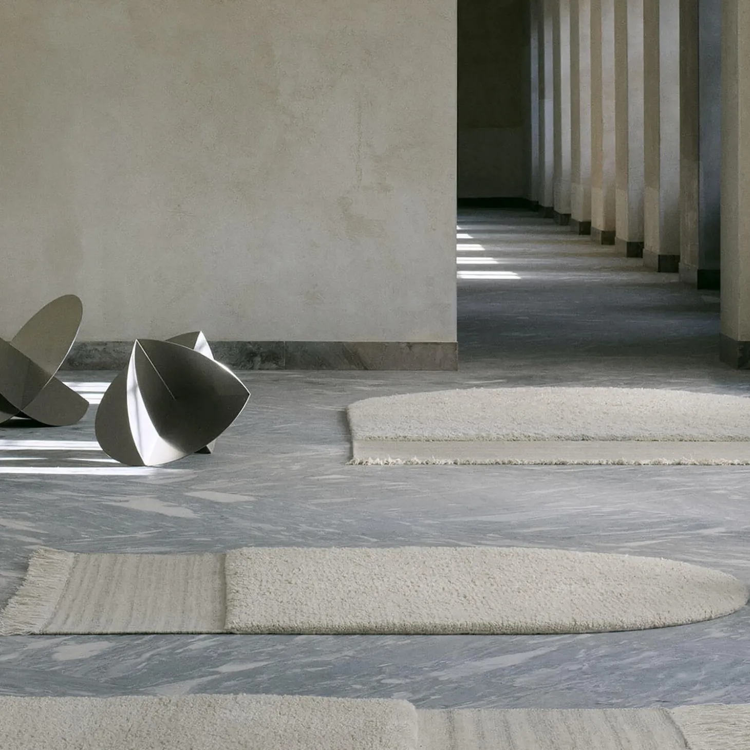 Eternal Eye gulvtæppe, natural