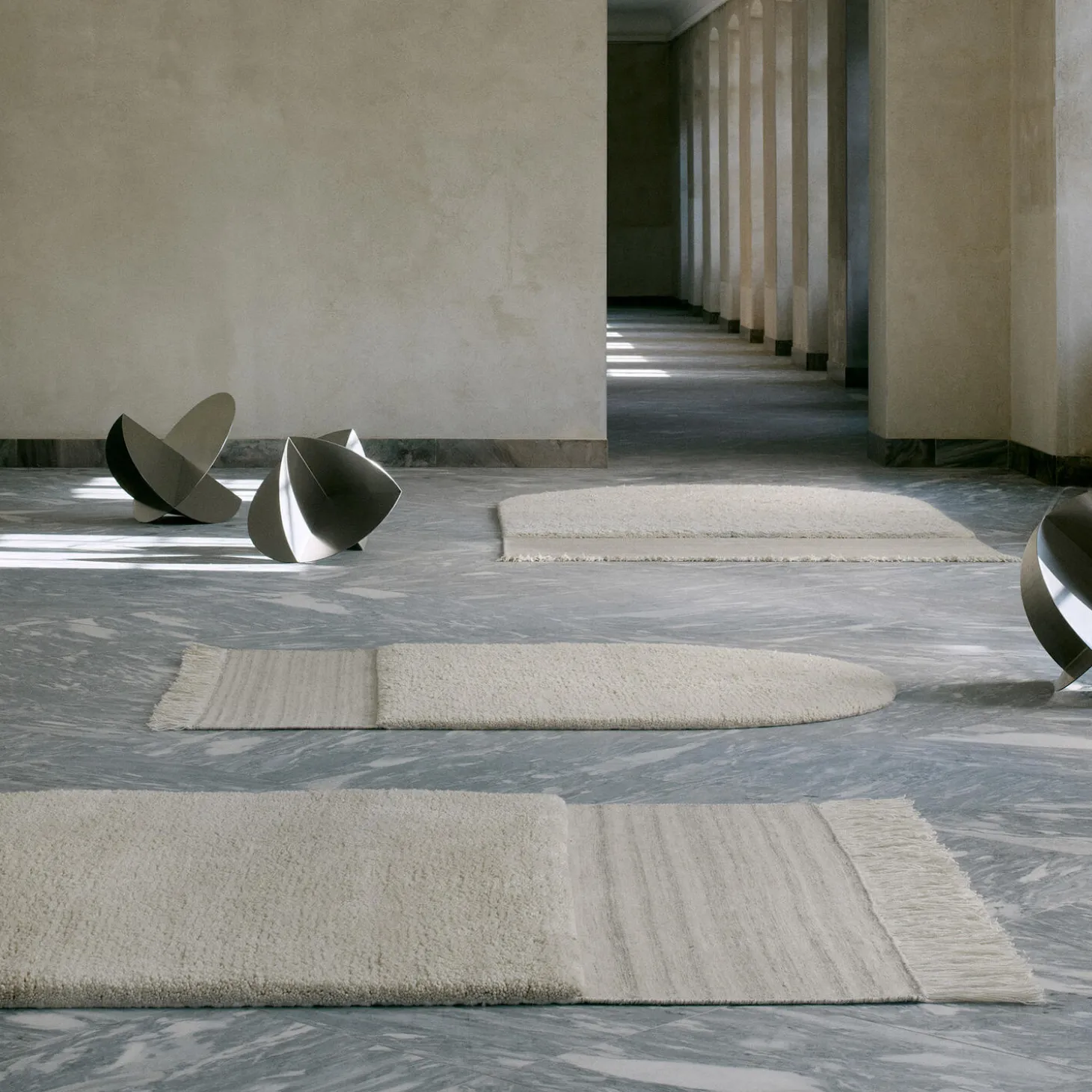 Eternal Eye gulvtæppe, natural