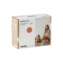 Explorer sæt, burnt orange/dusty green