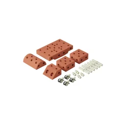 Explorer sæt, burnt orange/dusty green