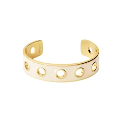 EYELET Bracelet, sand white