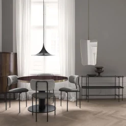 F.A. 33 Wall Mirror, polished brass