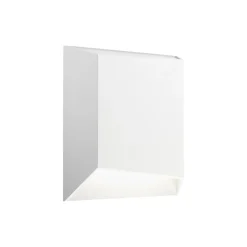 FACET W2 Down væglampe, hvid