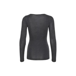 FangIW T-Shirt LS, granite melange