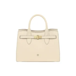 Farah M Handbag, macadamia white