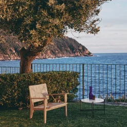 F-Chair Outdoor Lounge Chair, teak