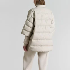 Feather down anorak, stone