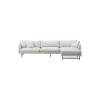 FF5655 95 3 pers. sofa chaise, lys beige/sort