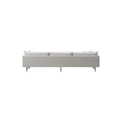 FF5655 95 3 pers. sofa chaise, lys beige/sort