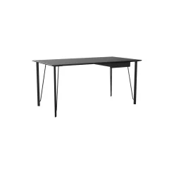 FH3605™ skrivebord med skuffe, black ash/black