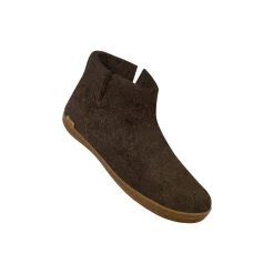 Filtankelstøvle med naturgummisål, naturbrun