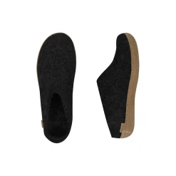 Filttøffel, koksgrå