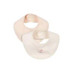 Fio Stripe 2-pack Bibs, blush mix