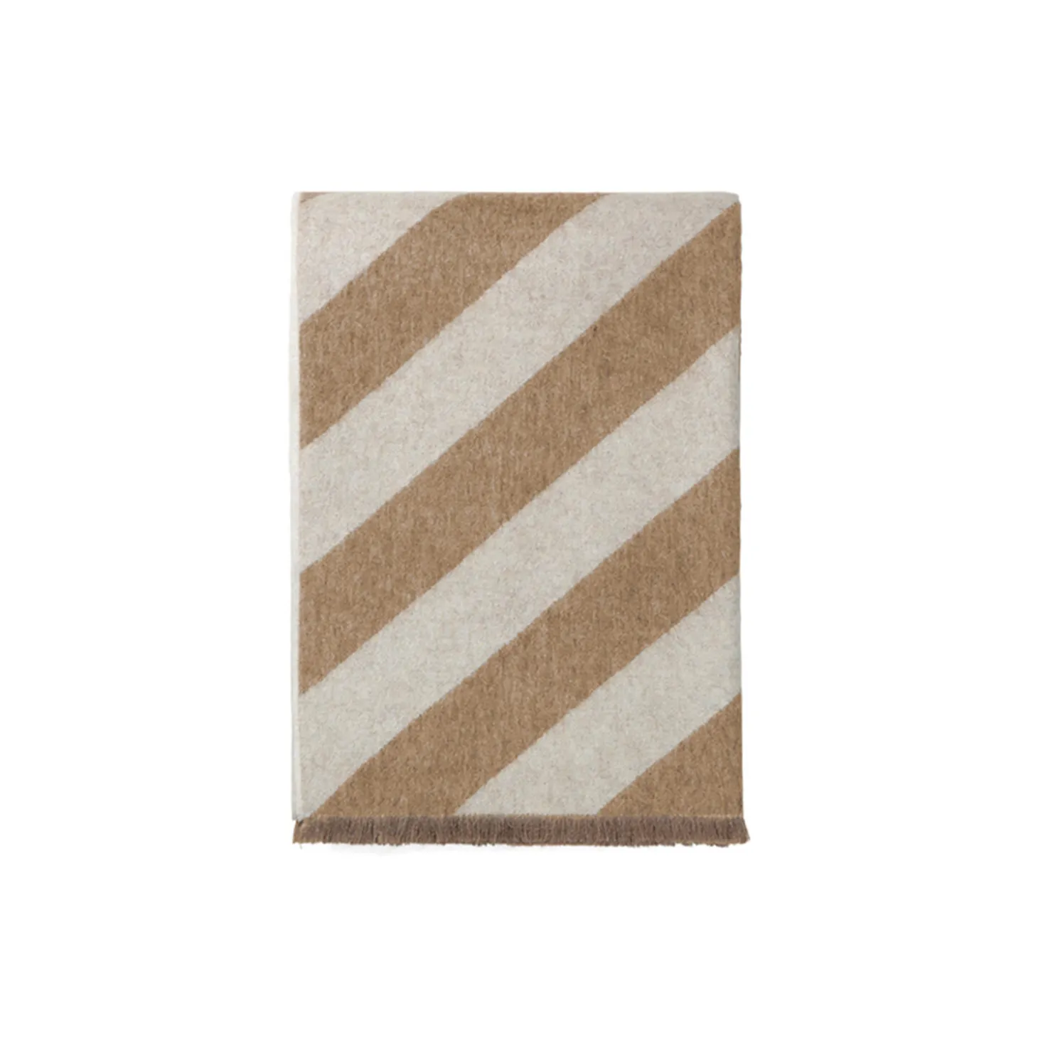 Fishbone plaid, camel