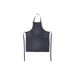 Five Pockets forklæde, washed grey