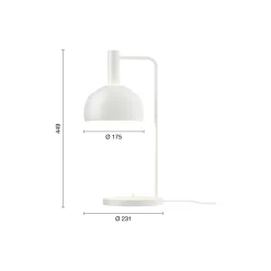 FJ Elements bordlampe, white