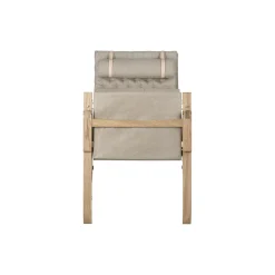 FK10 Plico loungestol, hvidolieret eg/natur