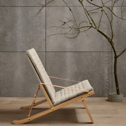 FK11 Plico loungestol, olieret eg/natur