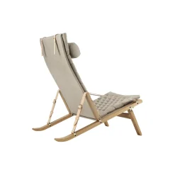 FK10 Plico loungestol, olieret eg/natur
