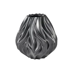Flame vase, sort